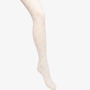 FENDI x SKIMS mid support tights in White, Size S